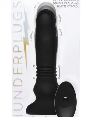 Silicone Swelling & Thrusting Plug With Remote Control