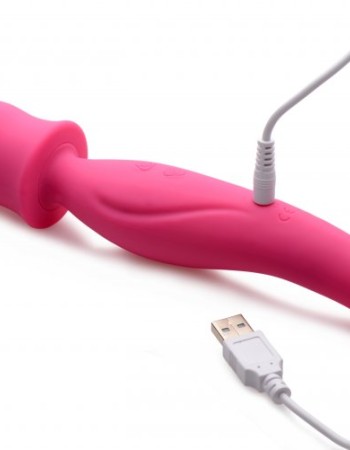 Dual Diva 2 in 1 Silicone Massager- Pink