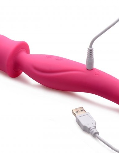 Dual Diva 2 in 1 Silicone Massager- Pink