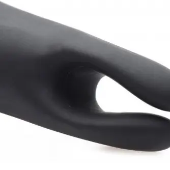 Dual Diva 2 in 1 Silicone Massager- Black