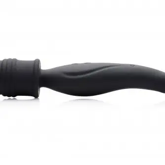 Dual Diva 2 in 1 Silicone Massager- Black