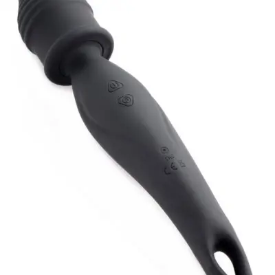 Dual Diva 2 in 1 Silicone Massager- Black