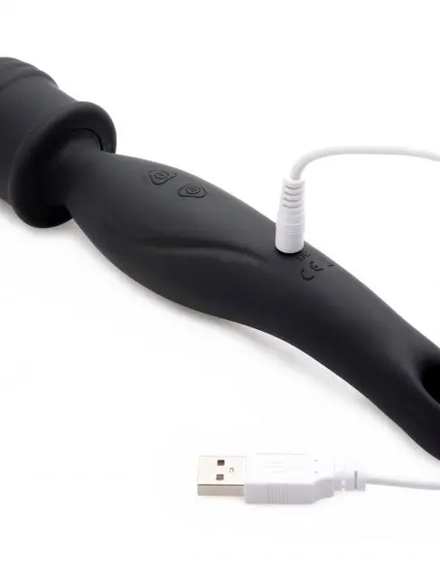 Dual Diva 2 in 1 Silicone Massager- Black