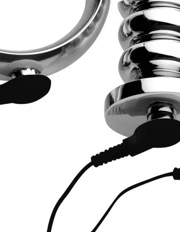 Zeus Deluxe Series Voltaic for Him Stainless Steel Male E-Stim Kit