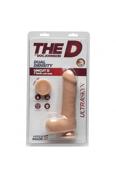 The D - Uncut D - 7 Inch With Balls - Ultraskyn - Vanilla