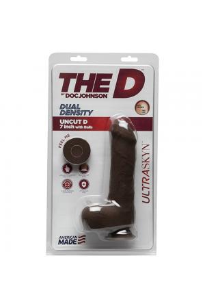 The D - Uncut D - 7 Inch With Balls - Ultraskyn - Chocolate