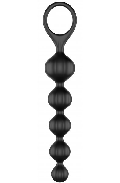 Satisfyer Beads Super Soft Silicone - Black