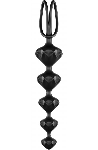 Satisfyer Beads Super Soft Silicone - Black