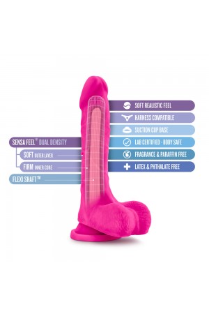 Au Natural - Bold - Thrill - 8.5 Inch Dildo -  Pink