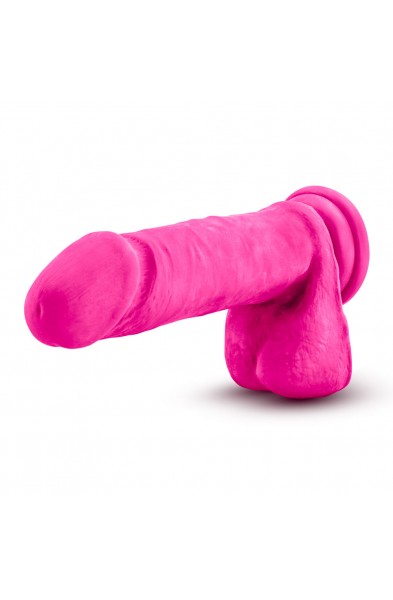 Au Natural - Bold - Hero - 8 Inch Dildo - Pink