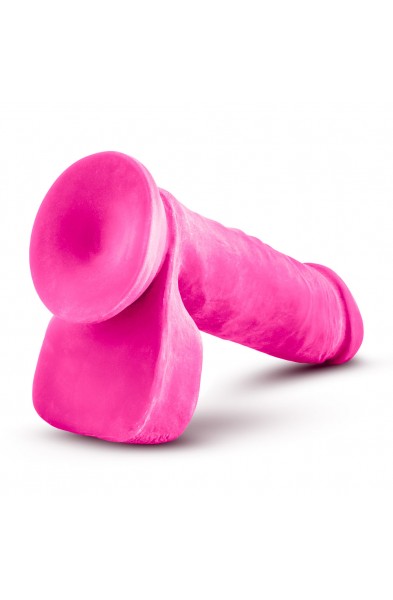 Au Natural - Bold - Hero - 8 Inch Dildo - Pink