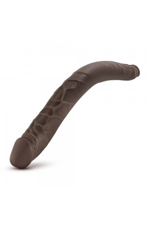 Dr. Skin - 16 Inch Double Dildo - Chocolate