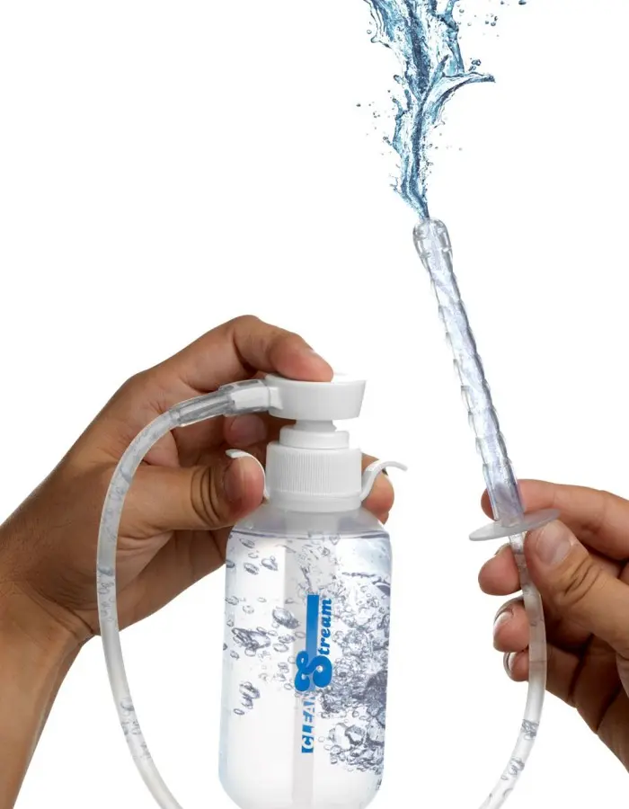 Pump Action Enema Bottle With Nozzle