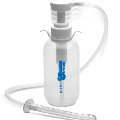 Pump Action Enema Bottle With Nozzle