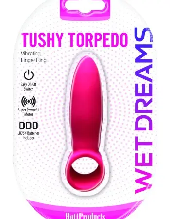 Wet Dreams Tushy Torpedo Finger Ring With Turbo Motor - Pink