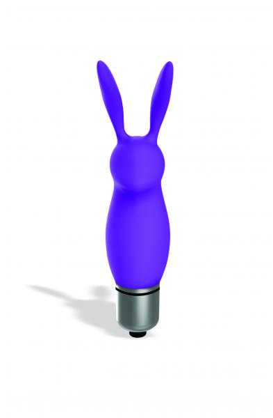 The 9's Silibus Silicone Bunny Bullet - Purple