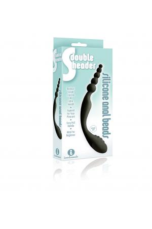 The 9's S-Double Header Double Ended Silicone Beads