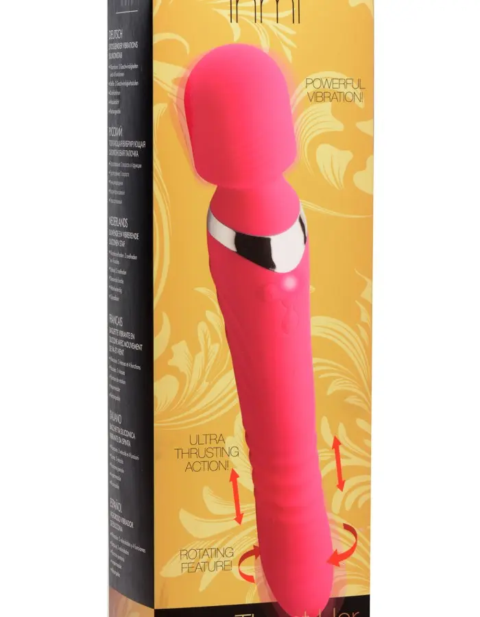 Ultra Thrusting and Vibrating Silicone Wand