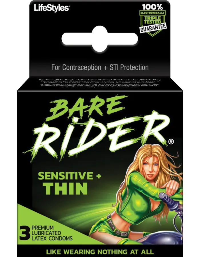 Bare Rider - Sensitive Thin - 3 Pack