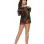 Dotted Mesh Teddy and Jacket - Black - Large