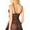 Contrast Lace Babydoll - Festival Fuchsia/black - Large/extra Large