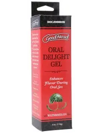 Good Head Oral Delight Gel 4 Oz - Watermelon