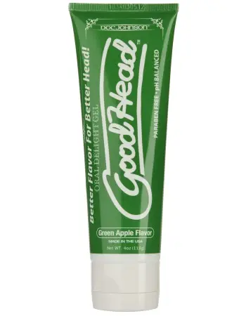 Good Head Oral Delight Gel 4 Oz - Green Apple
