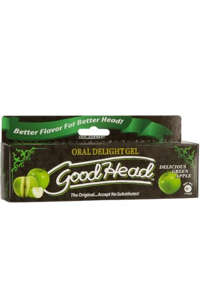 Good Head Oral Delight Gel 4 Oz - Green Apple