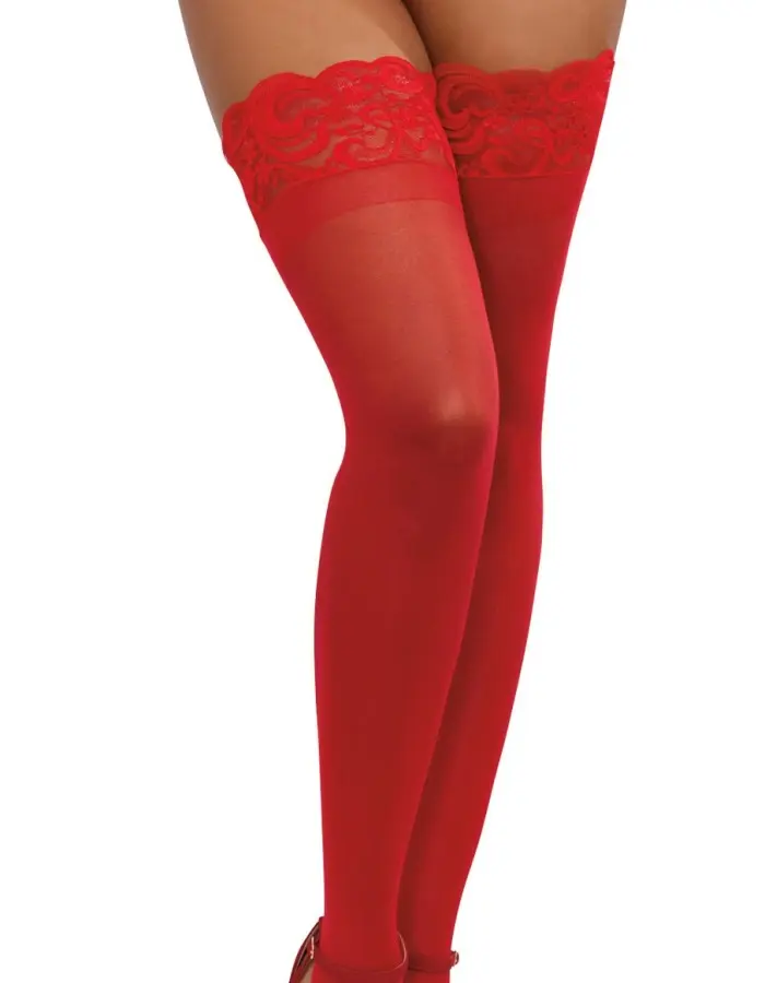Thigh High - One Size - Red