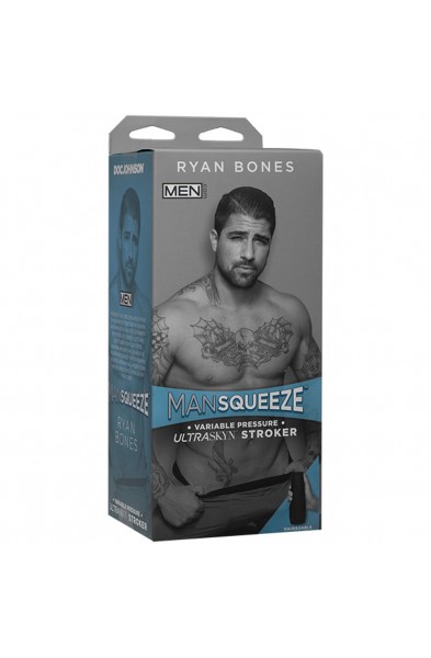 Man Squeeze- Ryan Bones - Ultraskyn Stroker - Ass