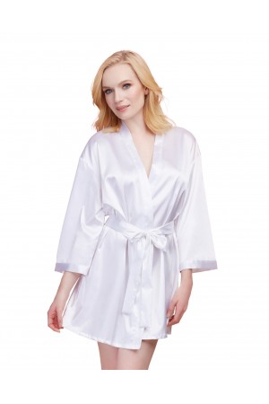 Bride Robe - Medium - White