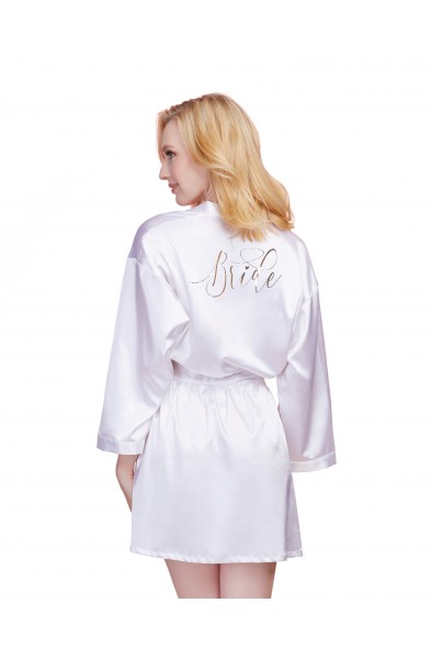 Bride Robe - Medium - White