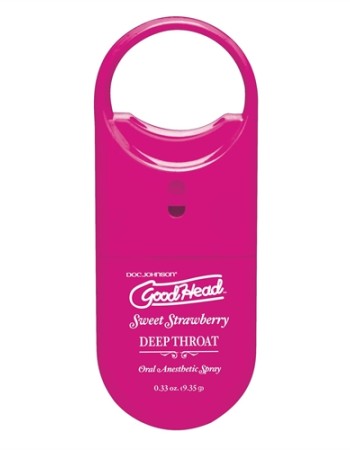 Goodhead to Go Deep Throat Spray - Sweet Strawberry