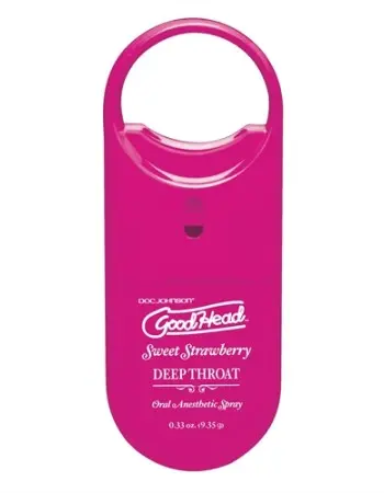 Goodhead to Go Deep Throat Spray - Sweet Strawberry