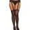 Pantyhose With Garters - Queen Size - Black