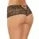 Open Crotch Boyshort - Large - Black