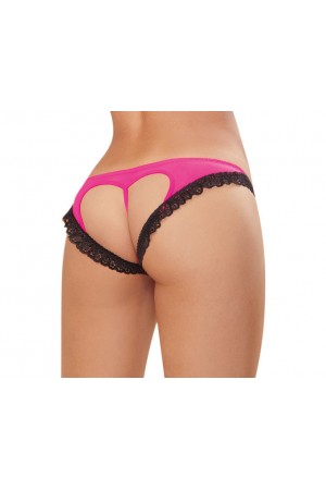 Panty - X-Large - Hot Pink/ Black