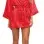Robe, Chemise, Padded Hanger - Small - Red
