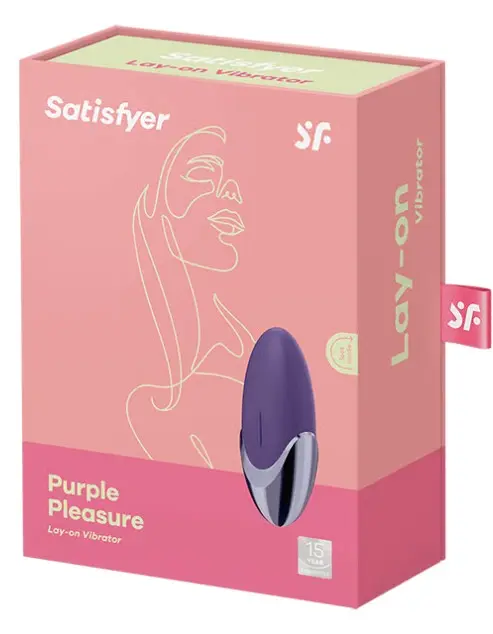 Satisfyer Layons Purple Pleasure 15-Function Rechargebale Silicone Stimulator