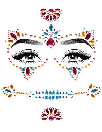 Day of the Dead Adhesive Face Jewels