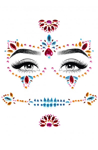 Day of the Dead Adhesive Face Jewels