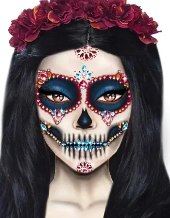Day of the Dead Adhesive Face Jewels