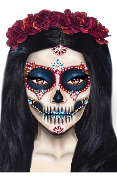 Day of the Dead Adhesive Face Jewels