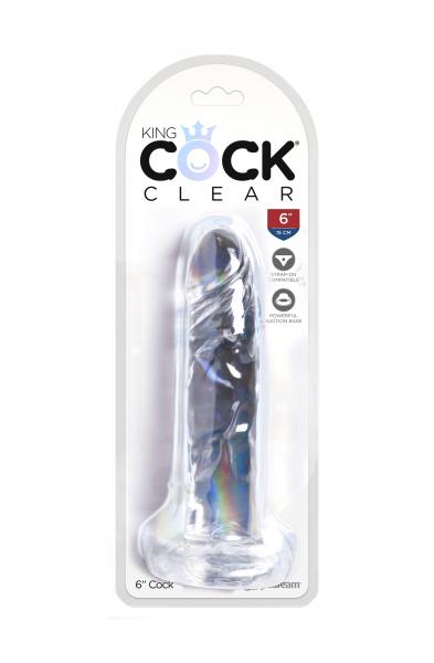 King Cock Clear 6 Inch Cock