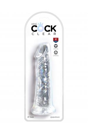 King Cock Clear 8 Inch Cock