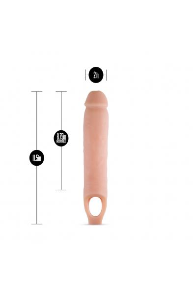 Performance - 11.5 Inch Cock Sheath Penis Extender - Vanilla