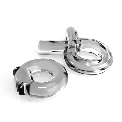Classix Couples Cock Ring Set Clear