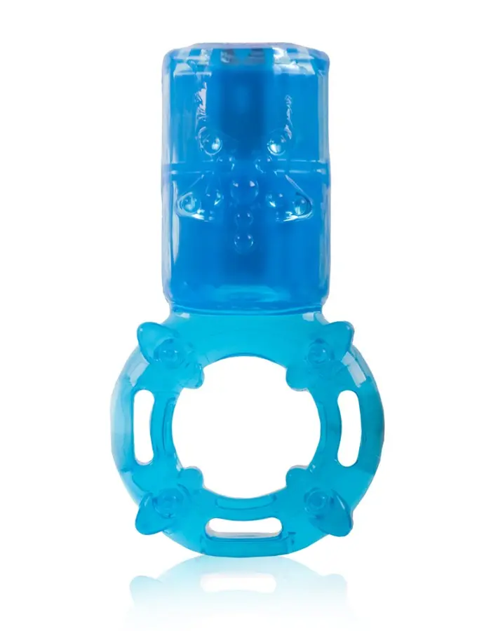 Big Omg Vibrating Ring - Blue - Each