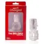 Big Omg Vibrating Ring - Clear - 6 Count Box