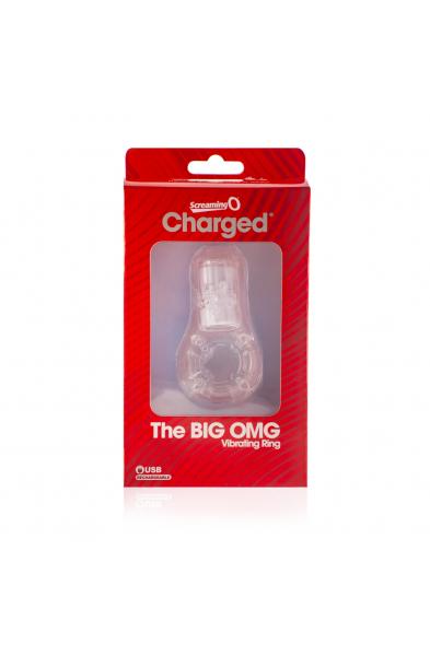 Big Omg Vibrating Ring - Clear - Each